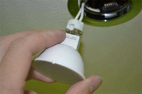 Установка точечных LED светильников с использованием клеммников WAGO