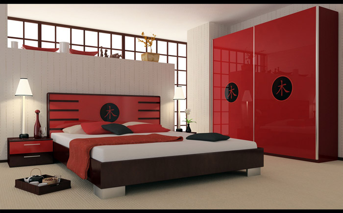 Спальня в японском стиле - фото №1