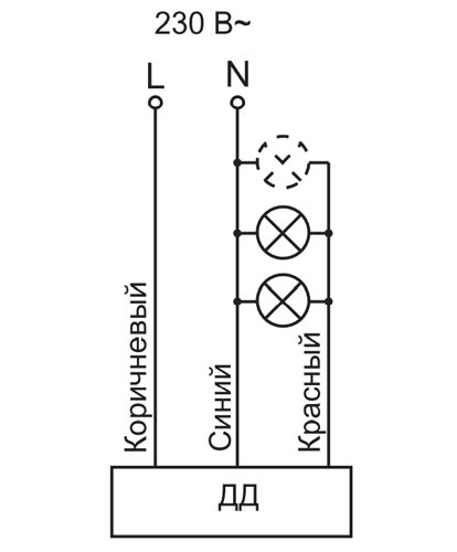 Стандартная схема подключения датчика движения, схема подключения ДД-024 IEK