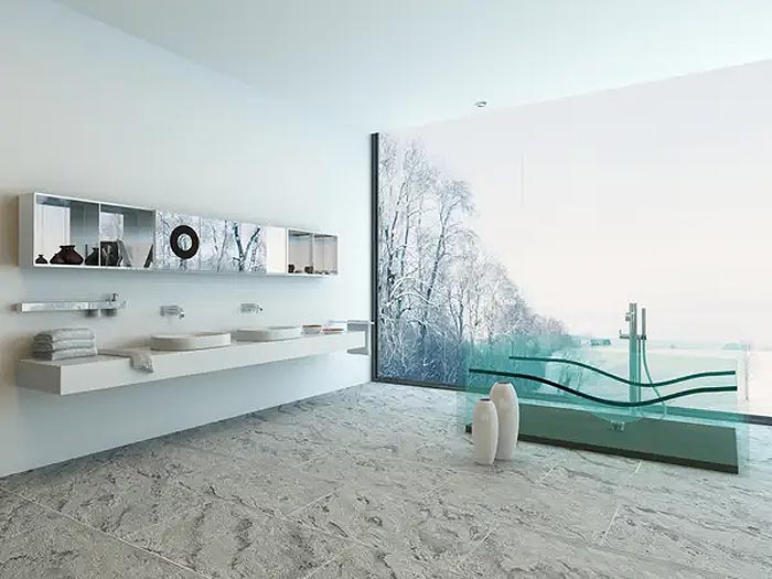 Лёгкость в дизайне при оформлении ванной комнаты